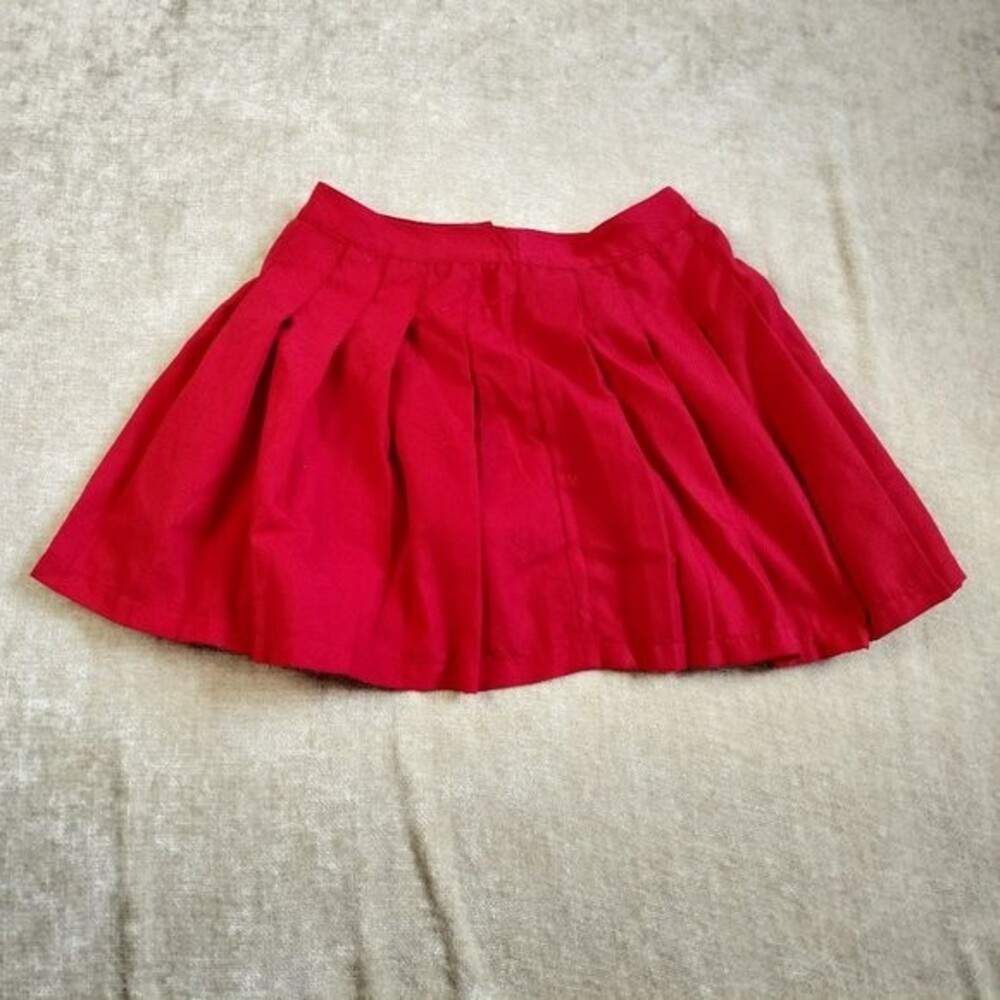 Red Skater Skirt